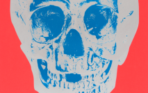 Till Death Do Us Part - Coral Red Silver Gloss True Blue Skull