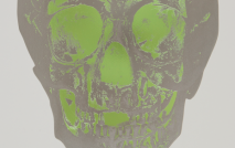Till Death Do Us Part - Dove Grey Gunmetal Leaf Green Skull