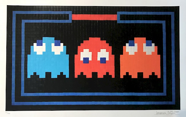 SPACE INVADER インベーダー DVD アート サイン 現代美術 SPACE INVADER インベーダー DVD アート サイン 現代美術